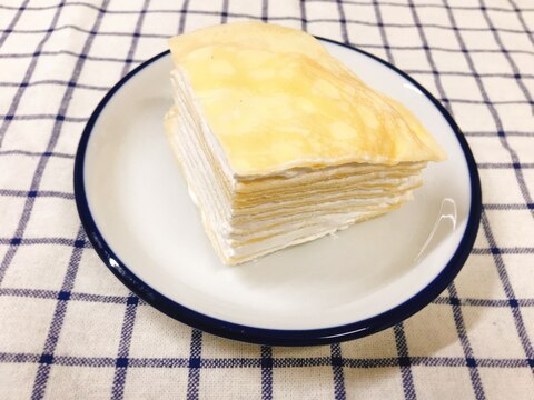 ホットケーキミックスで作る！ミルクレープ